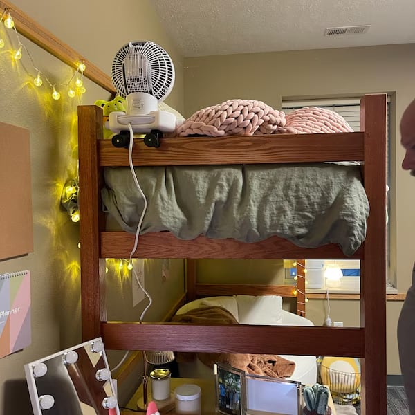 Woozoo Fan Bunk Buddy - Dorm Bed and Bunk Bed Holder For Woozoo Fan - Perfect For College Dorms - Compatible with 8.27 Inch Diameter Models