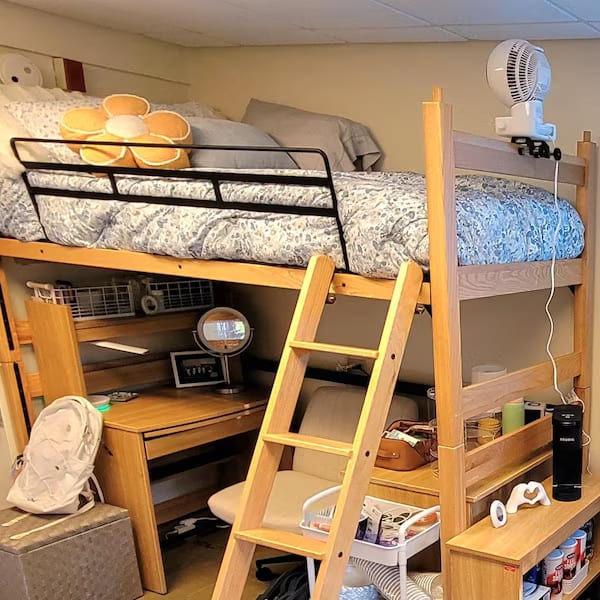 Woozoo Fan Bunk Buddy - Dorm Bed and Bunk Bed Holder For Woozoo Fan - Perfect For College Dorms - Compatible with 8.27 Inch Diameter Models